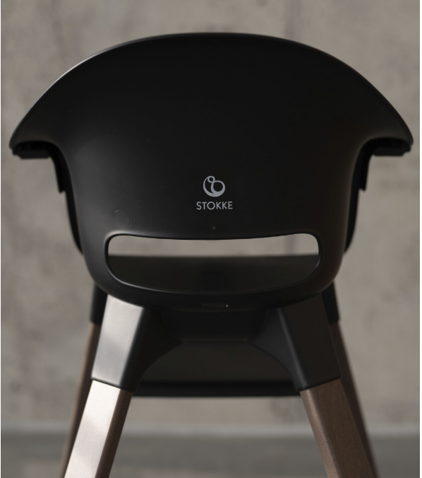Stokke Clikk Cadeira de Refeição - Black / Warm Brown