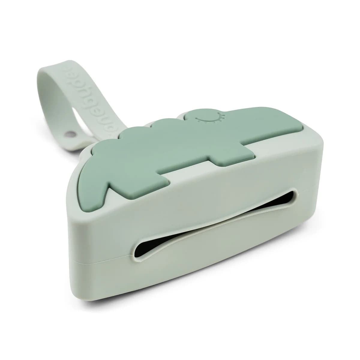 Done by Deer Porta Chupetas em Silicone - Croco Green