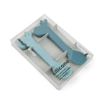 Done by Deer Pack de 2 Colheres em Silicone - Lalee Blue