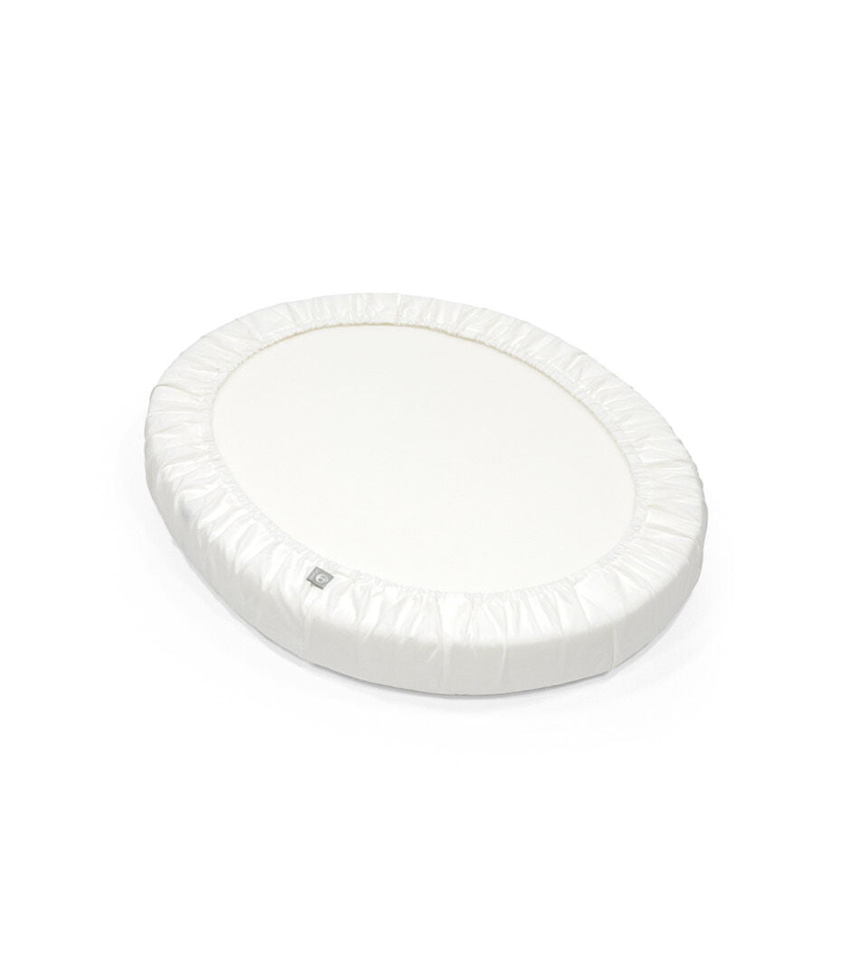 Stokke Lençol Ajustável para Berço Sleepi Mini - Branco OCS