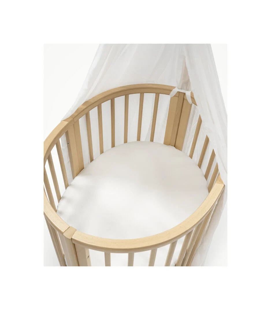Stokke Lençol Ajustável para Berço Sleepi Mini - Branco OCS