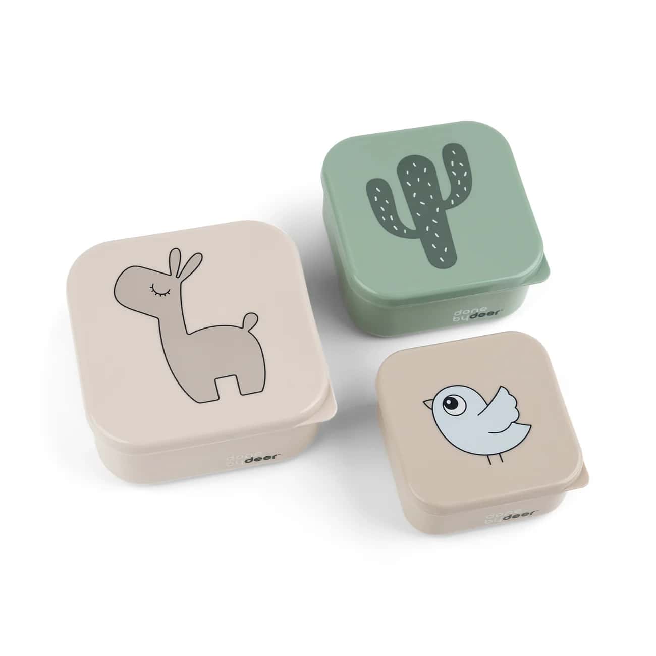 Done by Deer Pack 3 Caixas para Snacks - Lalee Sand mix