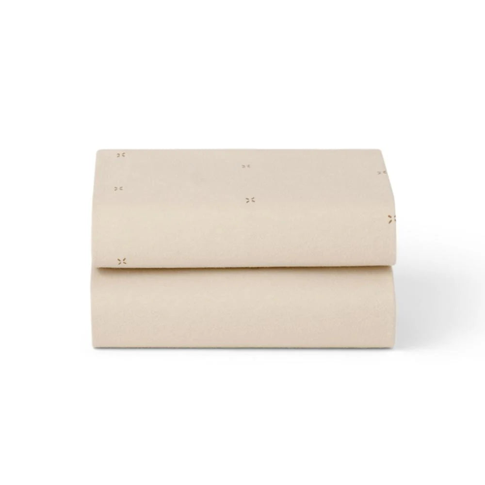 Snüz Lençol Ajustável para Berço Co-sleeping - Cashmere / Cross (pack de 2)