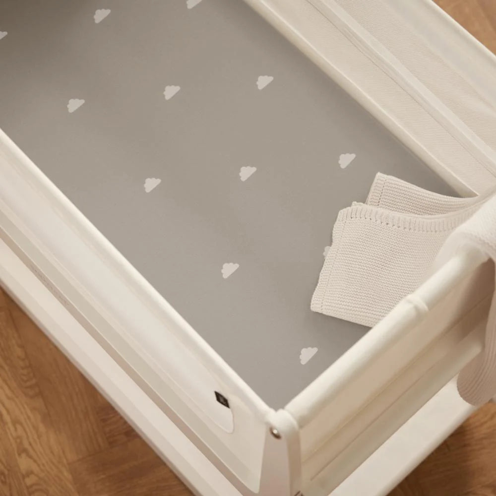 Snüz Lençol Ajustável para Berço Co-sleeping - Grey / Cloud (pack de 2)