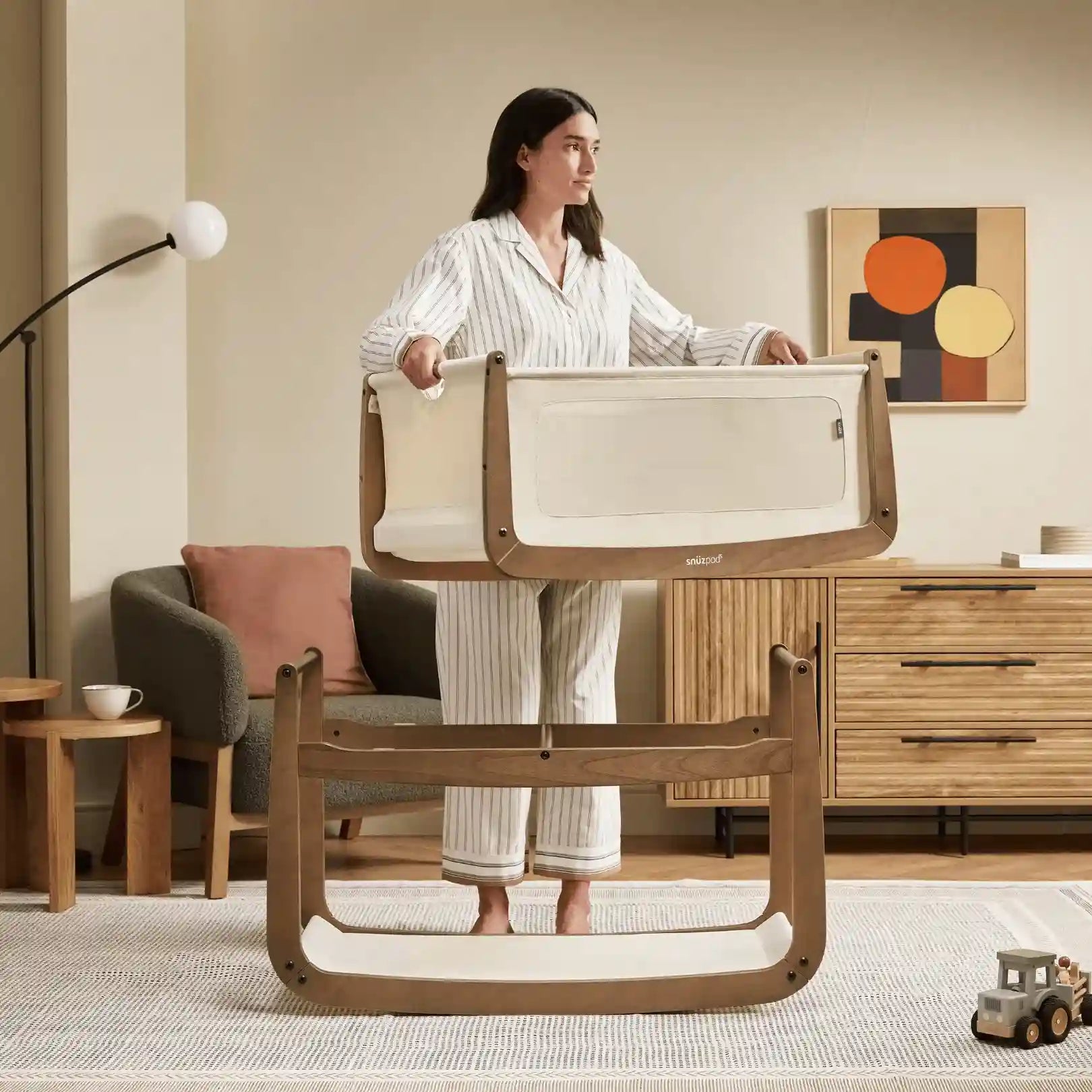 SnüzPod 5 Berço Co-sleeping - Walnut