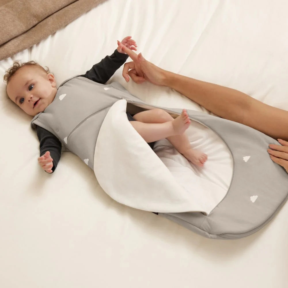 SnuzPouch Saco de dormir 0-6 meses Tog 1.0 - Grey Cloud
