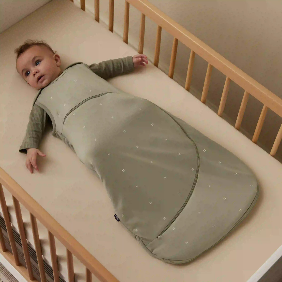 SnuzPouch Saco de dormir 0-6 meses Tog 1.0 - Sage Cross