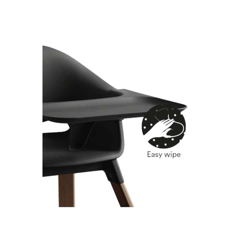 Stokke Clikk Cadeira de Refeição - Black / Warm Brown