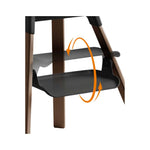 Stokke Clikk Cadeira de Refeição - Black / Warm Brown