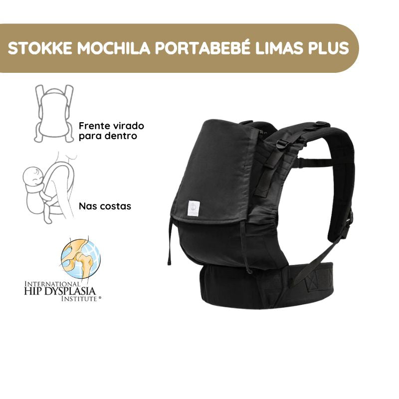 Stokke Mochila Portabebé Limas Flex - Black