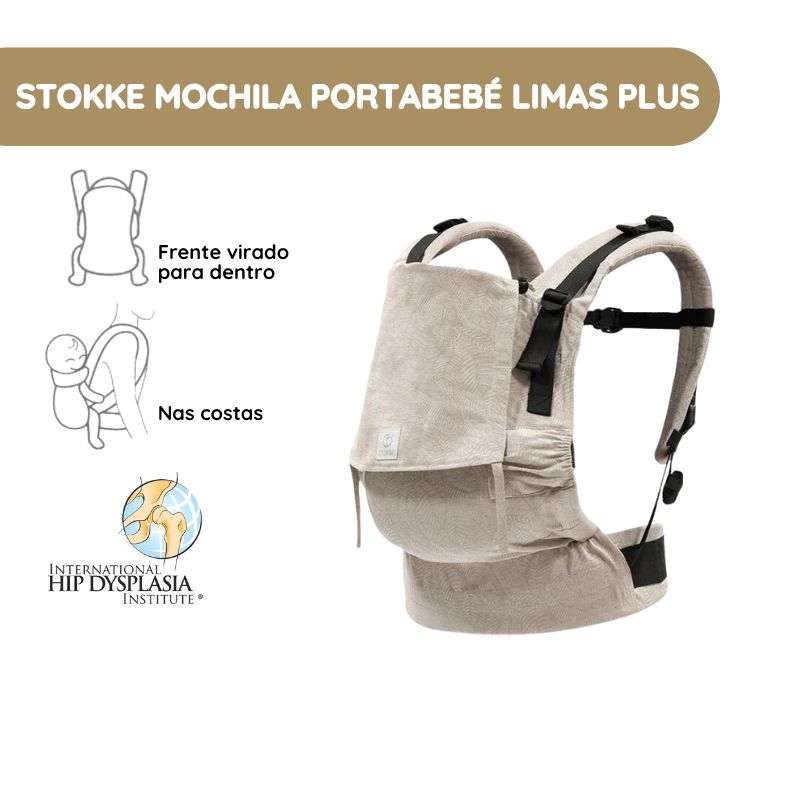 Stokke Mochila Portabebé Limas Flex - Floral Beige