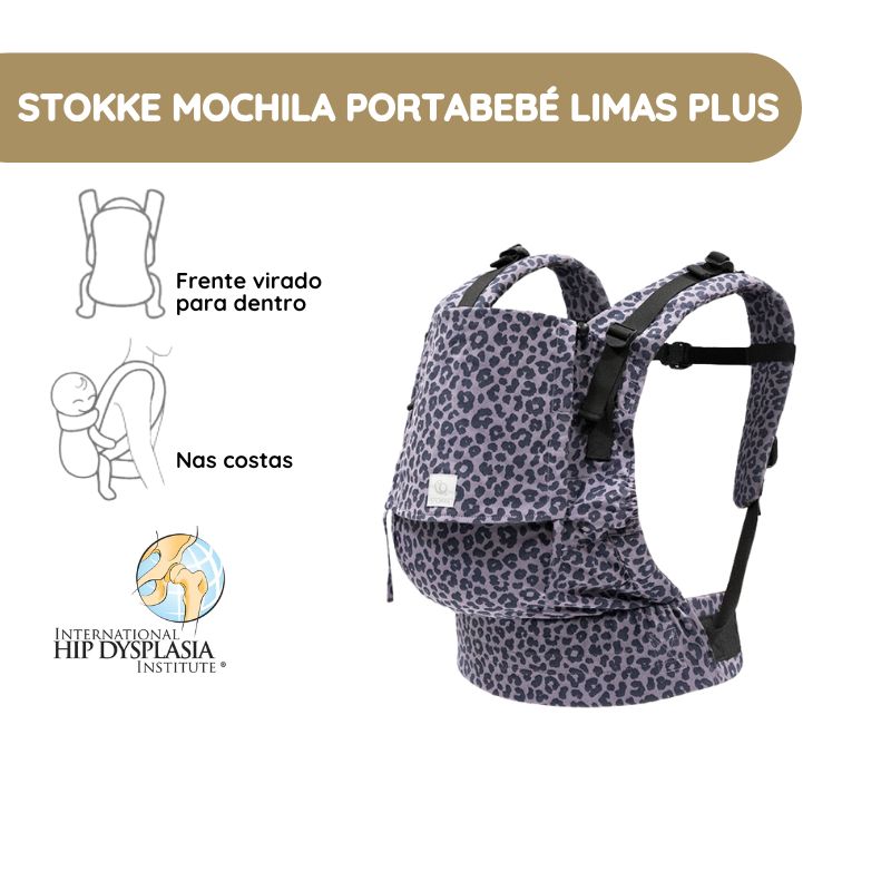 Stokke Mochila Portabebé Limas Flex - Leopard Lilac