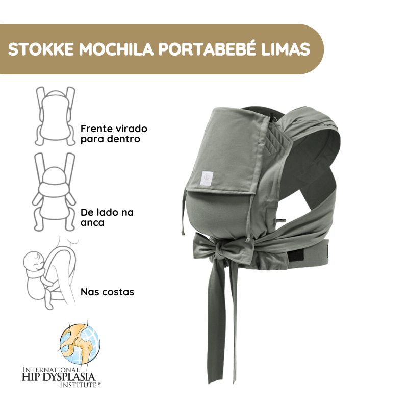Stokke Mochila Portabebé Limas - Glacier Green