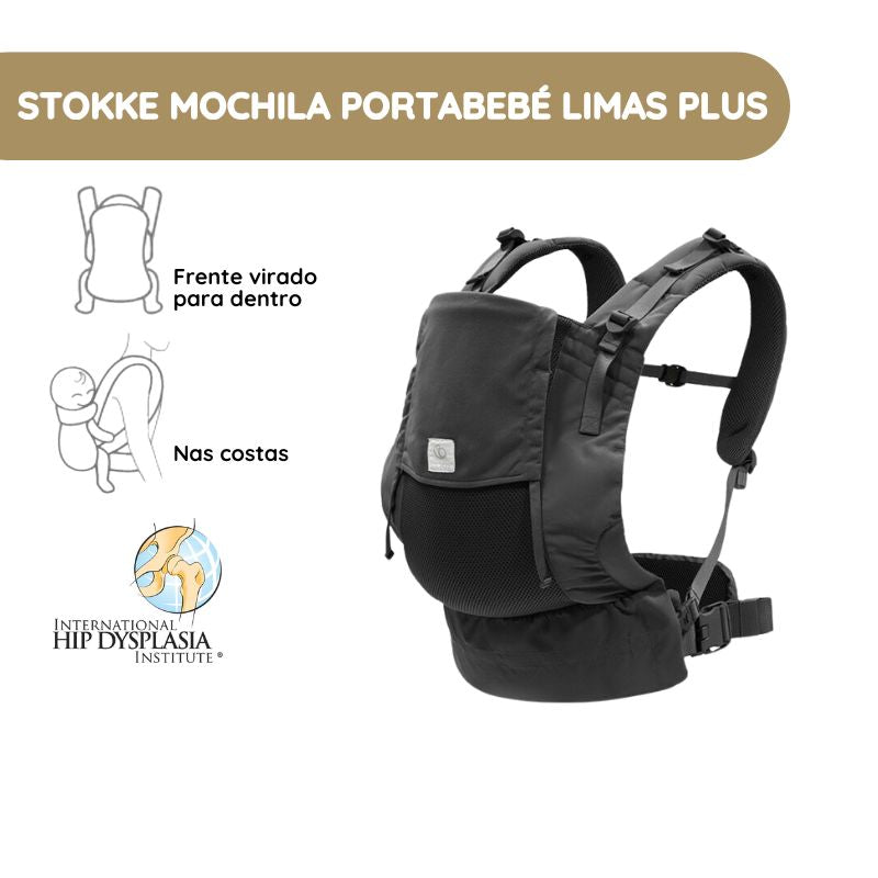 Stokke Mochila Portabebé Limas Mesh - Anthracite