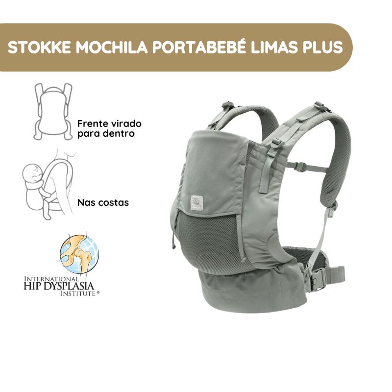 Stokke Mochila Portabebé Limas Mesh - Glacier Green