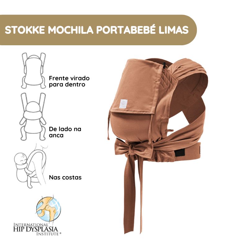 Stokke Mochila Portabebé Limas Plus - Terracotta