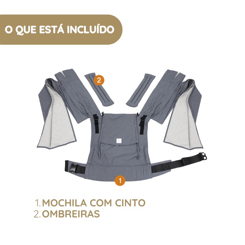 Stokke Mochila Portabebé Limas Plus - Leopard Lilac