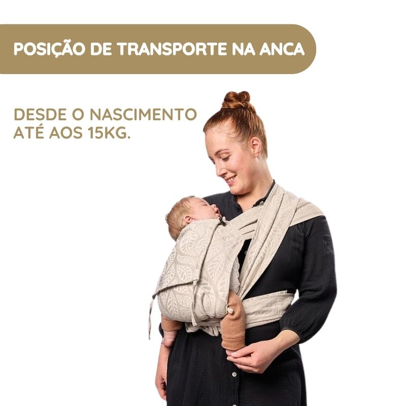 Stokke Mochila Portabebé Limas - Floral Beige