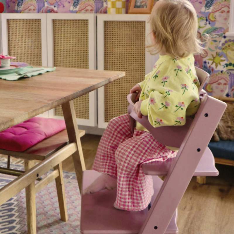 Stokke Tripp Trapp + Oferta Baby Set - Heather Mauve
