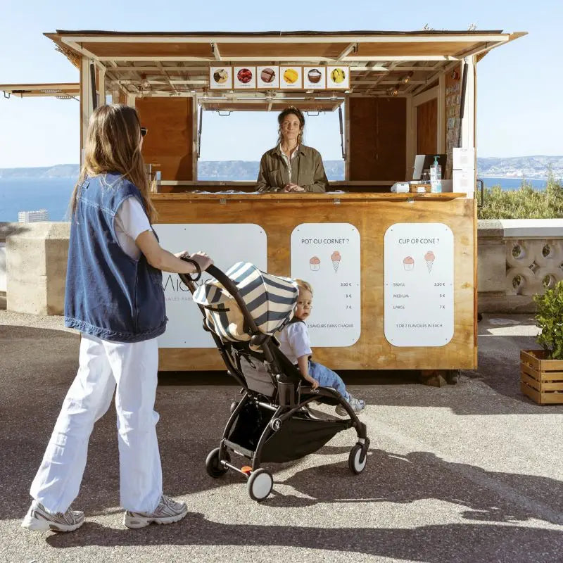 Stokke YOYO 3 Carrinho de Bebé - Black + Color Pack Monaco