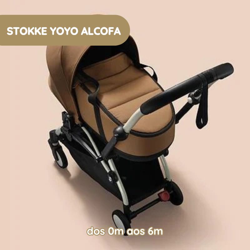Stokke YOYO 3 Carrinho de Bebé - Black + Color Pack - Taupe