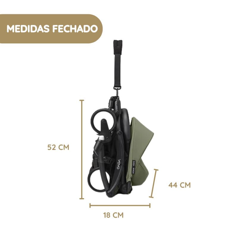 Stokke YOYO 3 Carrinho de Bebé - Black + Color Pack - Taupe
