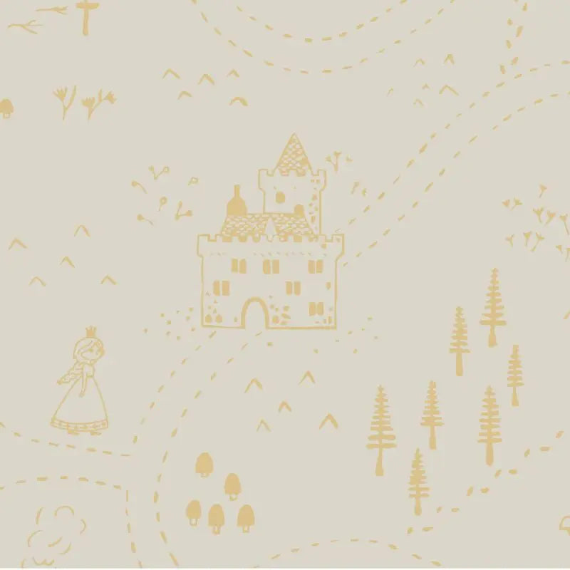 Stokke Lençol Ajustável 60X120CM OCS - Sunset Yellow Map