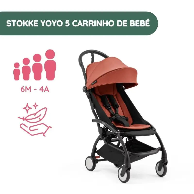 Stokke YOYO 5 Carrinho de Bebé - Berry