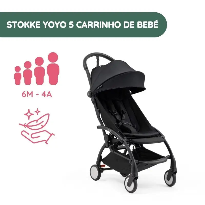 Stokke YOYO 5 Carrinho de Bebé - Black