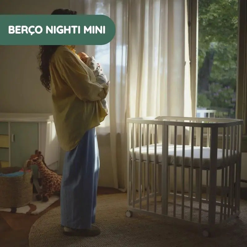 Nighti Mini: berço compacto para os primeiros meses