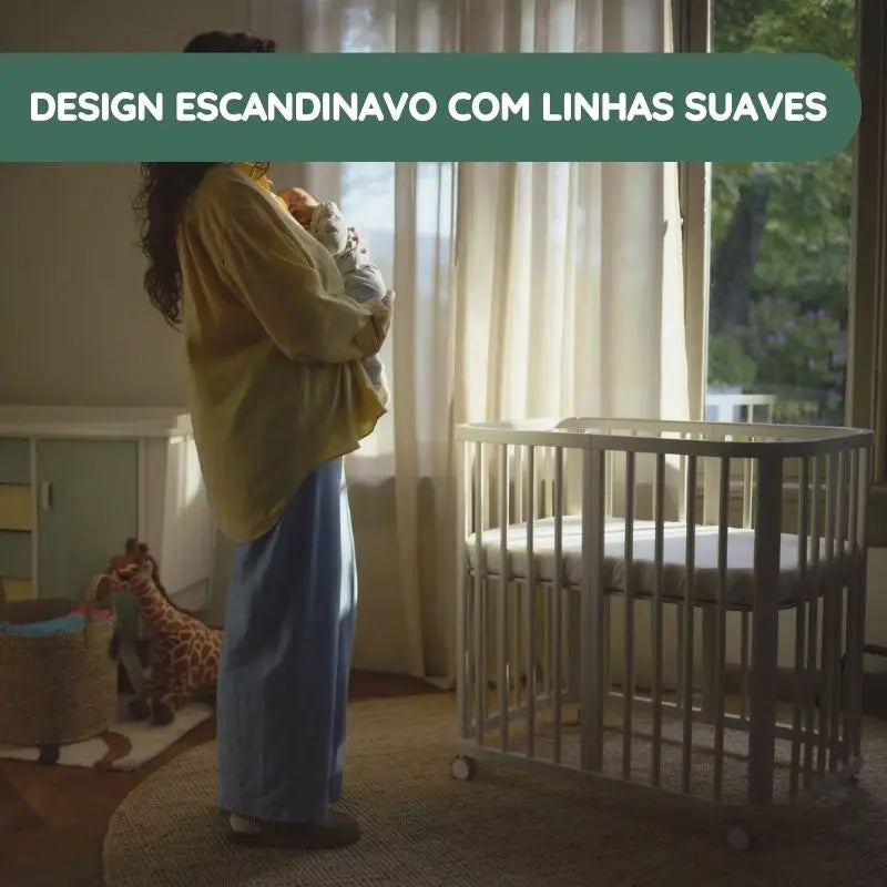 Design escandinavo com linhas suaves 
