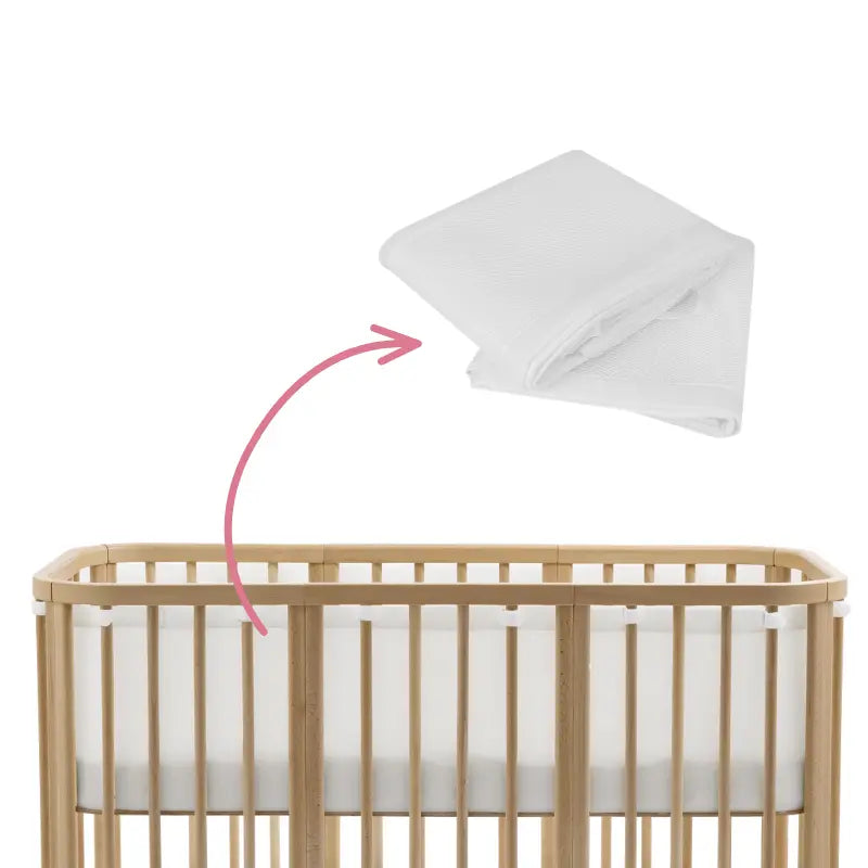 Stokke Liner in Mesh Nighti Bed - White