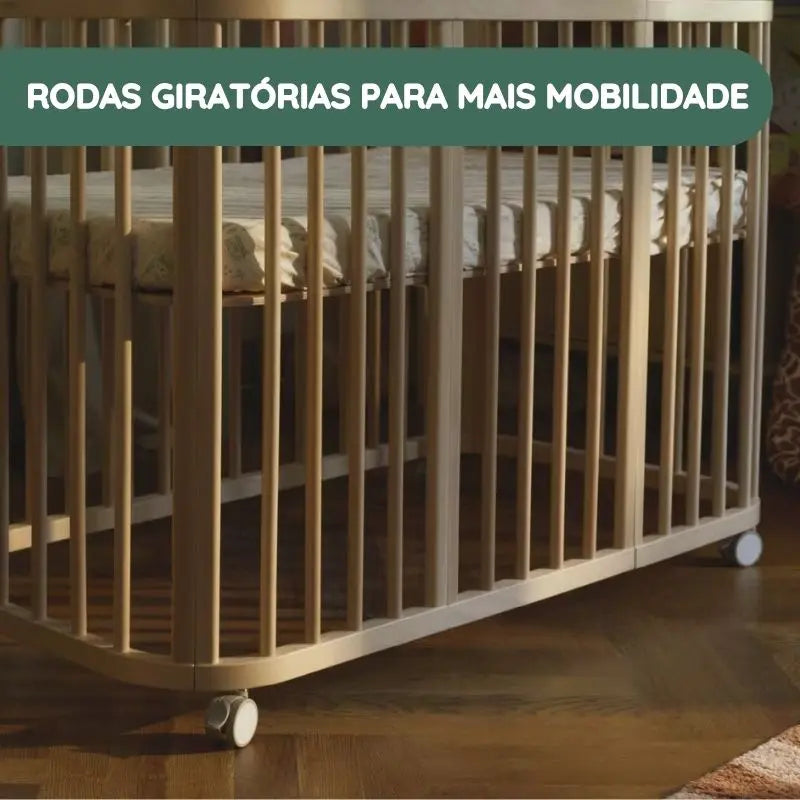 Rodas giratórias para mais mobilidade