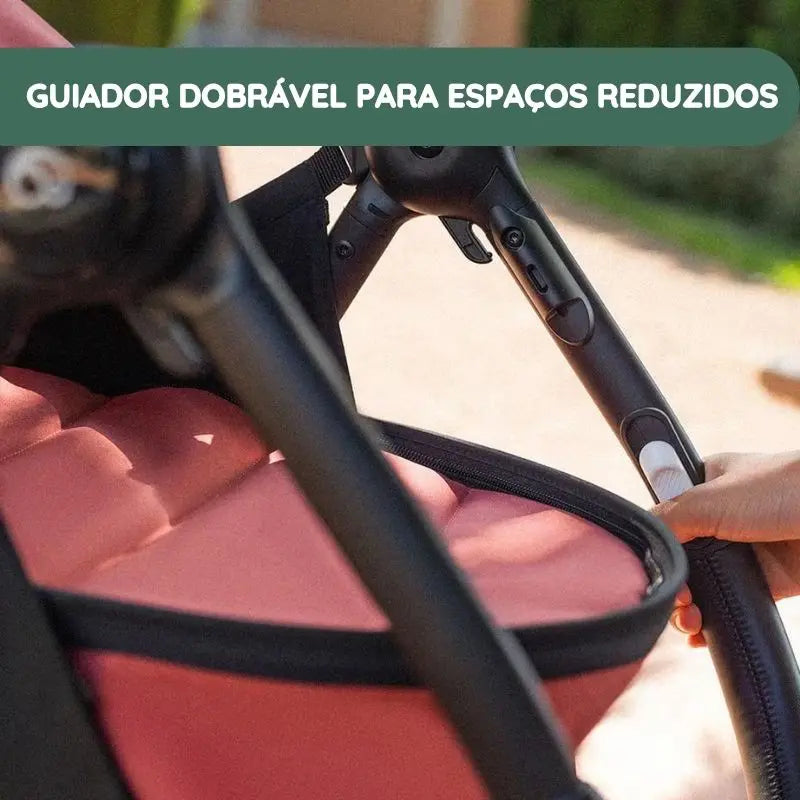 Guiador dobrável para espaços reduzidos