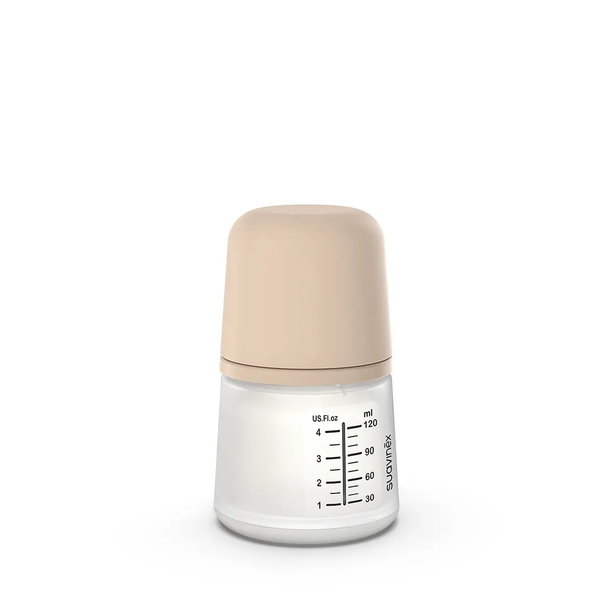 Suavinex Biberão Anticólicas Zero.Zero 120 ml - Fluxo Adaptável - Tom Claro