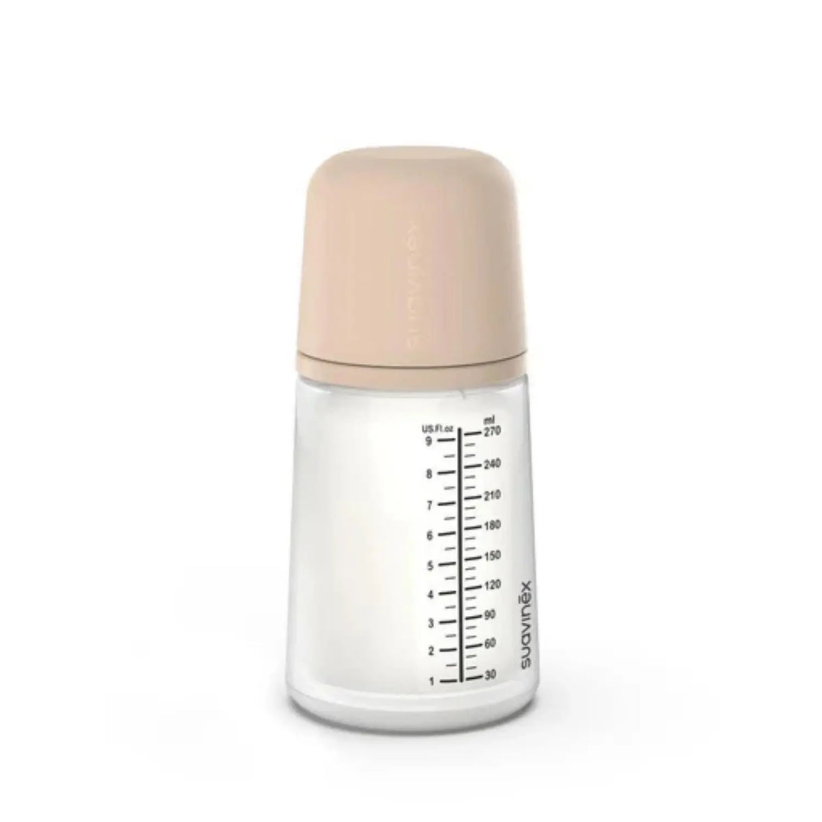 Suavinex Biberão Anticólicas Zero.Zero 270 ml - Fluxo Médio - Tom Claro