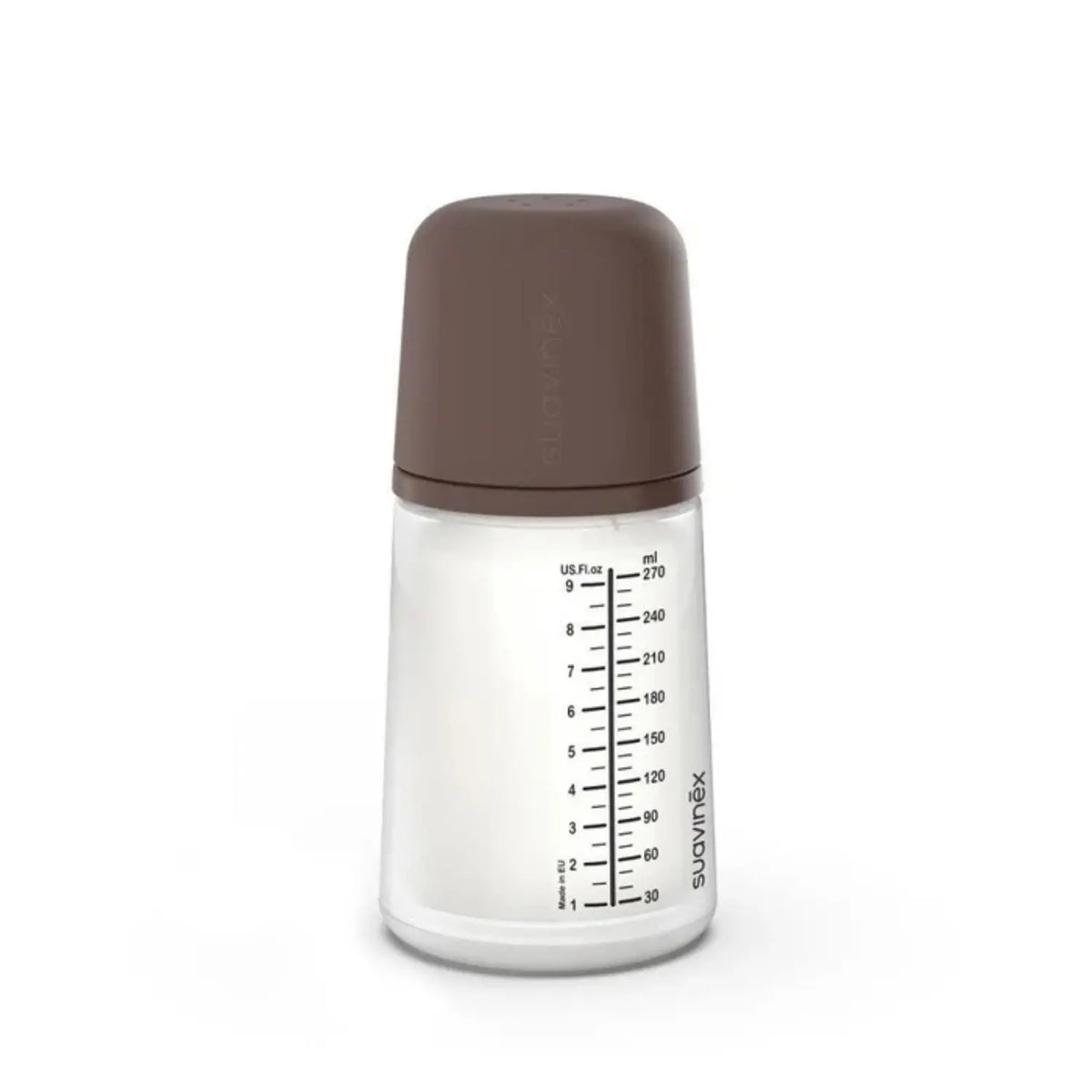 Suavinex Zero.Zero Anti-Colic Bottle 270 ml - Medium Flow - Dark Tone