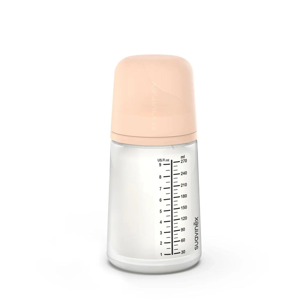Suavinex Zero.Zero Anti-Colic Bottle 270 ml - Medium Flow - Very Light Tone