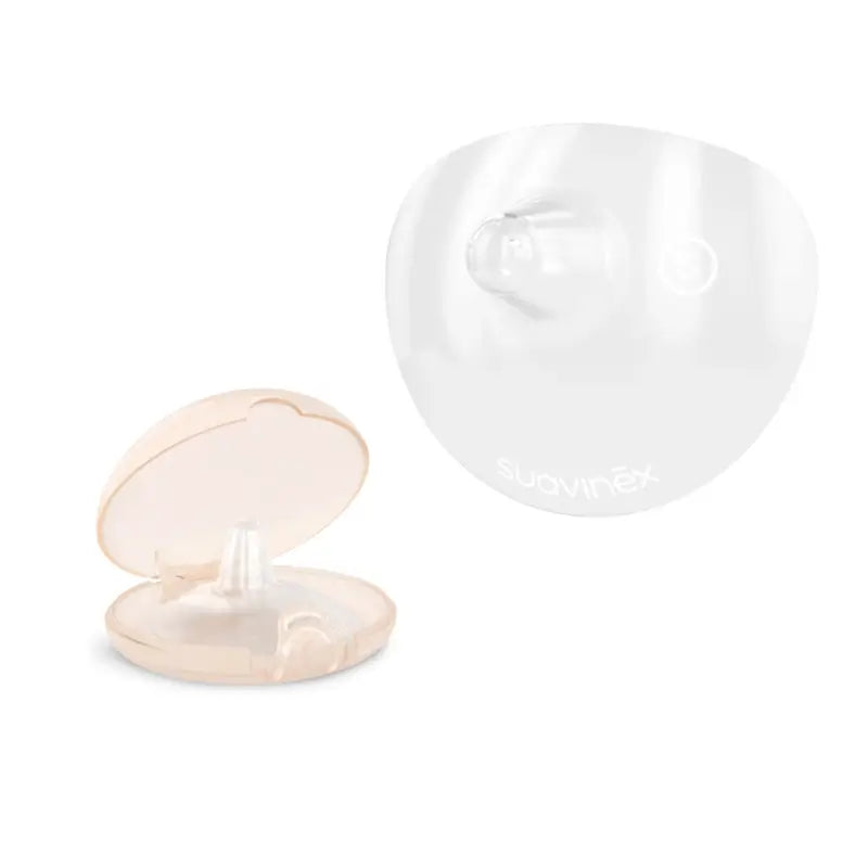 Suavinex Protetores de Mamilo em Silicone - Tamanho M 24 mm - 2 Unidades