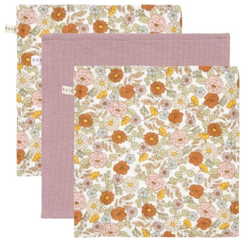 Little Dutch Toalhas de Rosto - Vintage Little Flowers / Pure Mauve