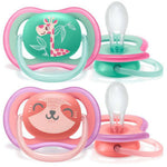 Philips Avent - 2 Chupetas - Ultra Air 18m+ - Menina
