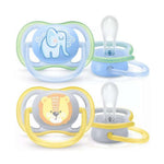 Philips Avent - 2 Chupetas - Ultra Air - Deco - 0-6 M - Menino