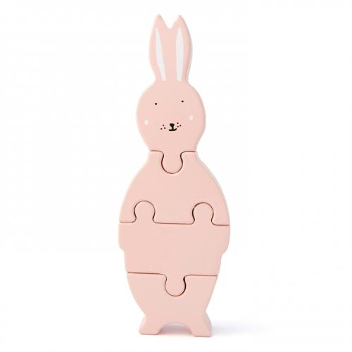 Trixie Puzzle de Formas em Madeira - Mrs. Rabbit