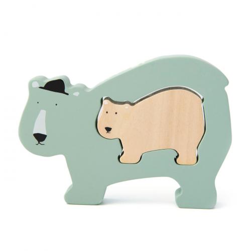 Trixie Puzzle p/ Bebés em Madeira - Mr. Polar Bear