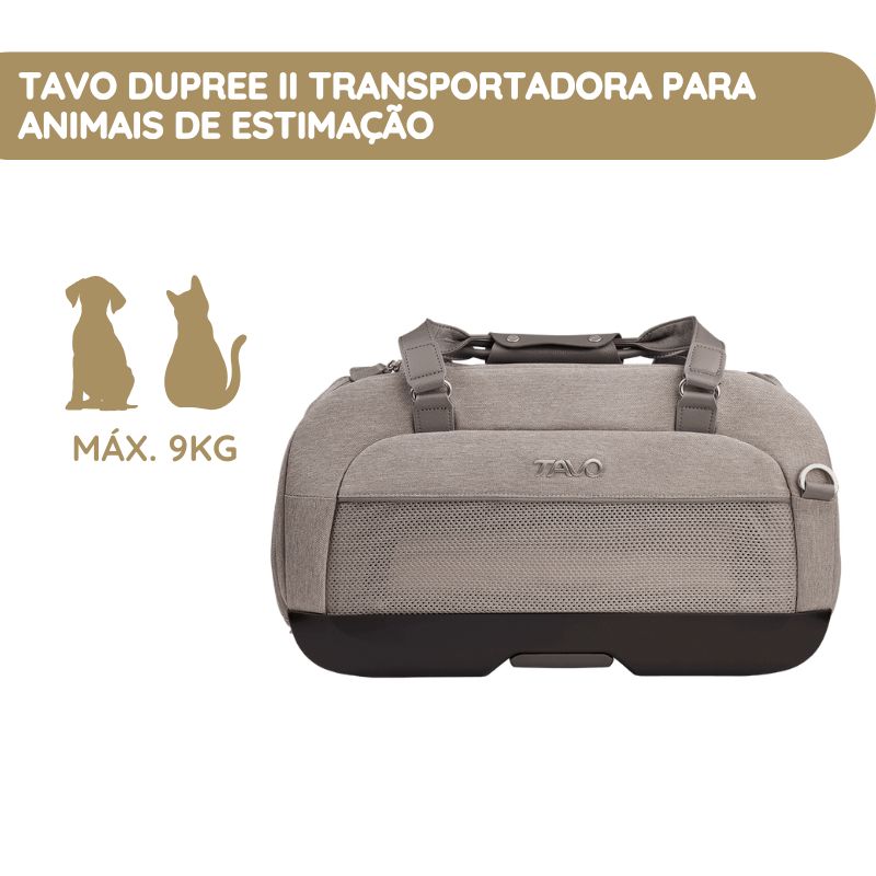 Tavo Dupree II Transportadora para Animais de Estimação com Isofix para Automóvel e Avião - Merle