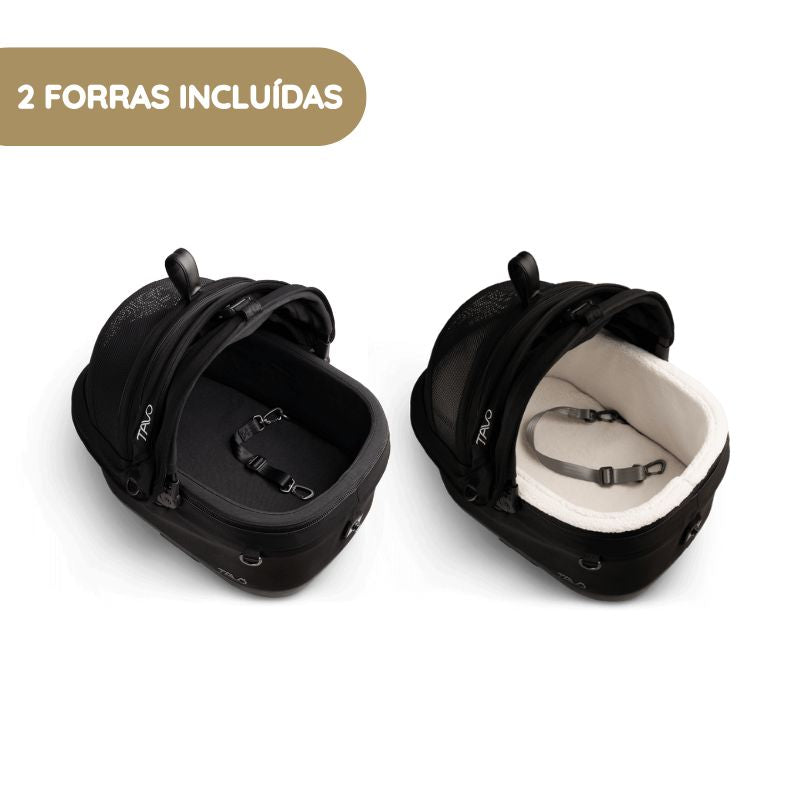 Tavo Maeve ISO5X Transportadora para Animais de Estimação com Isofix para Automóvel e Passeio - Merle