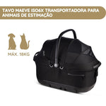 Tavo Maeve ISO6X Transportadora para Animais de Estimação com Isofix para Automóvel e Passeio - Onyx