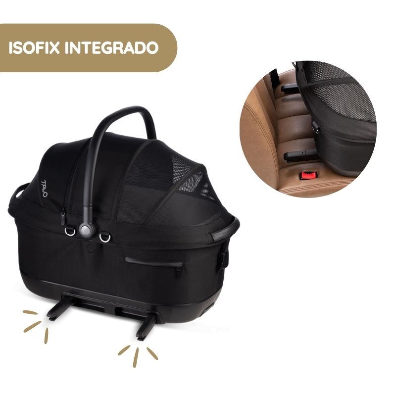 Tavo Maeve ISO6X Transportadora para Animais de Estimação com Isofix para Automóvel e Passeio - Merle