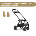 Tavo Roscoe Carrinho de Passeio para Animais de Estimação - Black