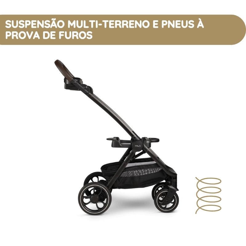 Tavo Roscoe Carrinho de Passeio para Animais de Estimação - Black